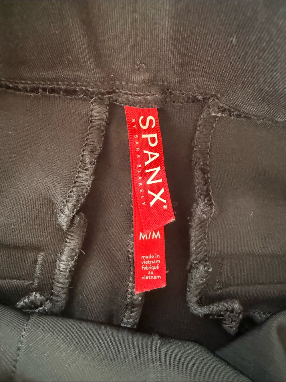 SPANX Black Slim Pull-On Chinos - Picture 3 of 4